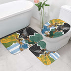 Rugby 2025 Championship Bathroom Set Southern Hemisphere Countries Mascots - Aussie Hoodie