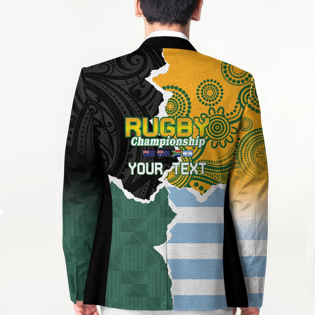Personalised Rugby 2025 Championship Blazer Southern Hemisphere Countries Mascots - Aussie Hoodie