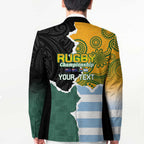 Personalised Rugby 2025 Championship Blazer Southern Hemisphere Countries Mascots - Aussie Hoodie
