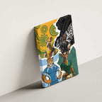 Rugby 2025 Championship Canvas Wall Art Southern Hemisphere Countries Mascots - Aussie Hoodie