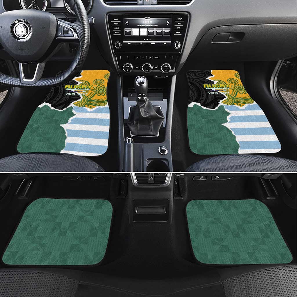 Rugby 2025 Championship Car Mats Southern Hemisphere Countries Mascots - Aussie Hoodie