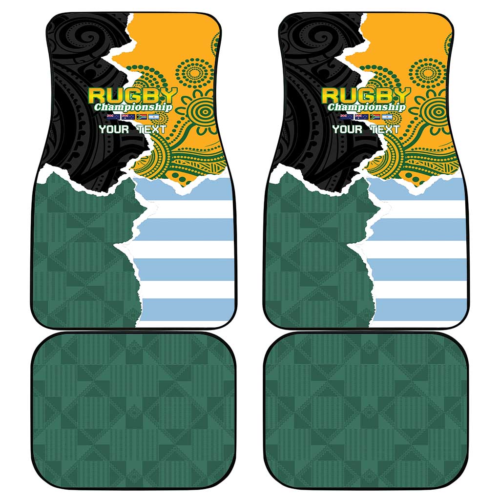Rugby 2025 Championship Car Mats Southern Hemisphere Countries Mascots - Aussie Hoodie