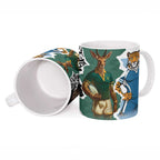 Rugby 2025 Championship Ceramic Mug Southern Hemisphere Countries Mascots - Aussie Hoodie