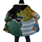 Personalised Rugby 2025 Championship Cloak Southern Hemisphere Countries Mascots - Aussie Hoodie