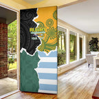 Rugby 2025 Championship Door Cover Southern Hemisphere Countries Mascots - Aussie Hoodie