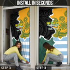 Rugby 2025 Championship Door Cover Southern Hemisphere Countries Mascots - Aussie Hoodie