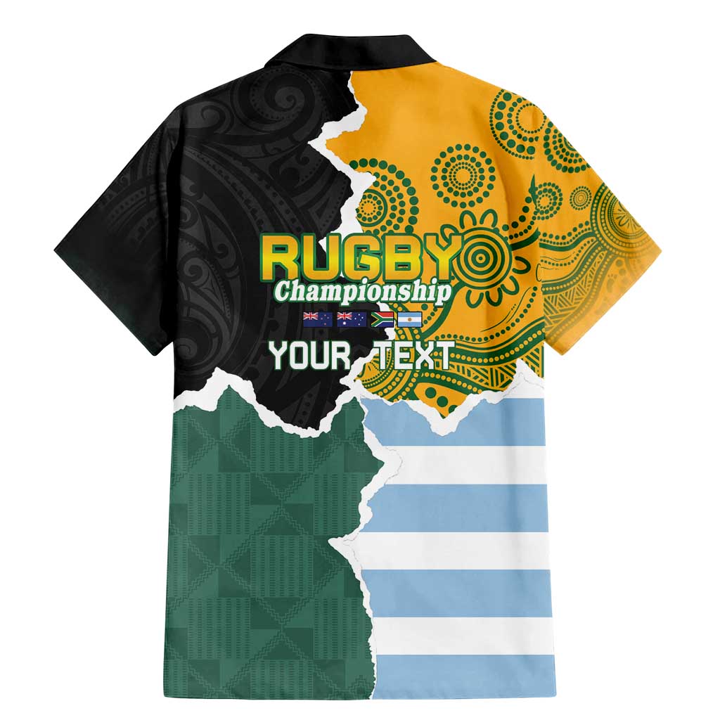 Personalised Rugby 2025 Championship Family Matching Mermaid Dress and Hawaiian Shirt Southern Hemisphere Countries Mascots - Aussie Hoodie
