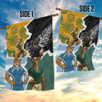 Rugby 2025 Championship Garden Flag Southern Hemisphere Countries Mascots - Aussie Hoodie