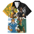 Personalised Rugby 2025 Championship Hawaiian Shirt Southern Hemisphere Countries Mascots - Aussie Hoodie