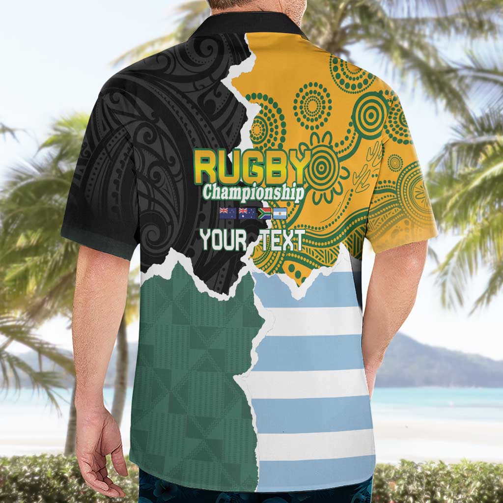Personalised Rugby 2025 Championship Hawaiian Shirt Southern Hemisphere Countries Mascots - Aussie Hoodie