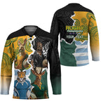 Personalised Rugby 2025 Championship Hockey Jersey Southern Hemisphere Countries Mascots - Aussie Hoodie