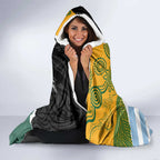 Rugby 2025 Championship Hooded Blanket Southern Hemisphere Countries Mascots - Aussie Hoodie