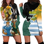 Personalised Rugby 2025 Championship Hoodie Dress Southern Hemisphere Countries Mascots - Aussie Hoodie