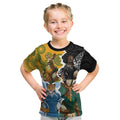 Personalised Rugby 2025 Championship Kid T Shirt Southern Hemisphere Countries Mascots - Aussie Hoodie