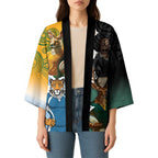Personalised Rugby 2025 Championship Kimono Southern Hemisphere Countries Mascots - Aussie Hoodie