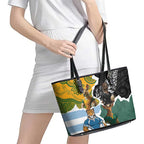 Rugby 2025 Championship Leather Tote Bag Southern Hemisphere Countries Mascots - Aussie Hoodie