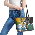 Rugby 2025 Championship Leather Tote Bag Southern Hemisphere Countries Mascots - Aussie Hoodie