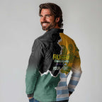 Personalised Rugby 2025 Championship Long Sleeve Polo Shirt Southern Hemisphere Countries Mascots - Aussie Hoodie