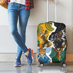 Rugby 2025 Championship Luggage Cover Southern Hemisphere Countries Mascots - Aussie Hoodie