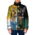 Personalised Rugby 2025 Championship Padded Jacket Southern Hemisphere Countries Mascots - Aussie Hoodie