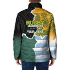 Personalised Rugby 2025 Championship Padded Jacket Southern Hemisphere Countries Mascots - Aussie Hoodie