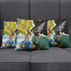 Rugby 2025 Championship Pillow Cover Southern Hemisphere Countries Mascots - Aussie Hoodie
