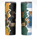 Rugby 2025 Championship Skinny Tumbler Southern Hemisphere Countries Mascots - Aussie Hoodie