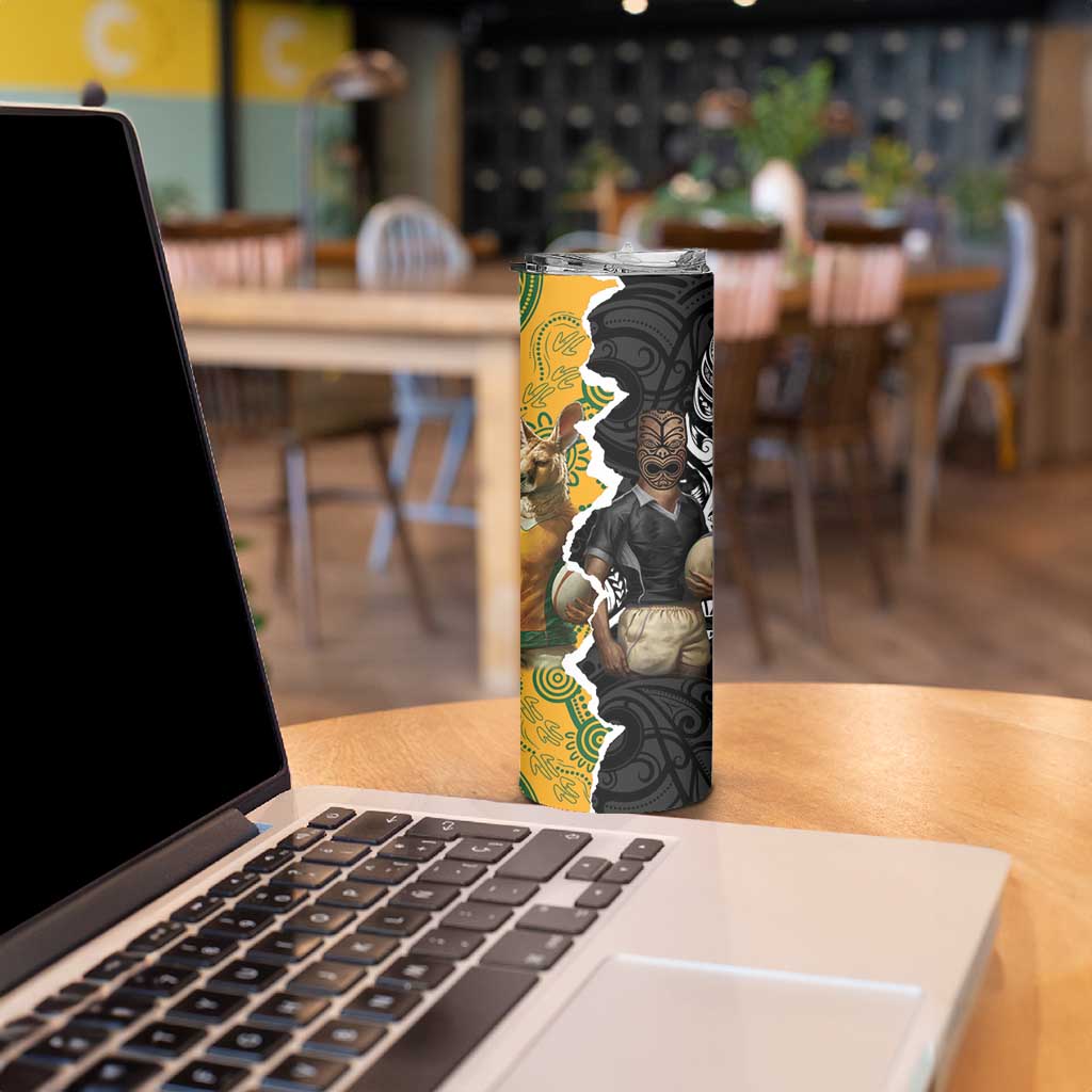 Rugby 2025 Championship Skinny Tumbler Southern Hemisphere Countries Mascots - Aussie Hoodie