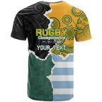 Personalised Rugby 2025 Championship T Shirt Southern Hemisphere Countries Mascots - Aussie Hoodie