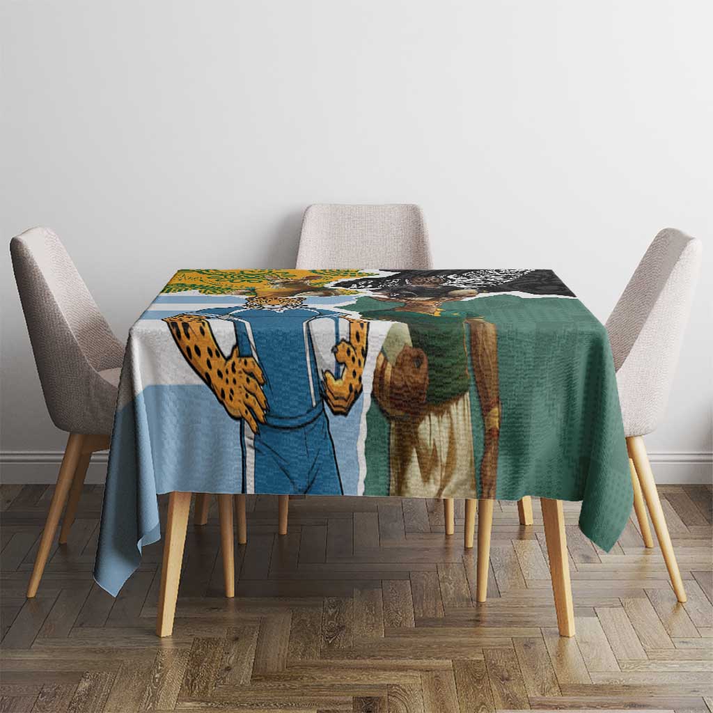 Rugby 2025 Championship Tablecloth Southern Hemisphere Countries Mascots - Aussie Hoodie
