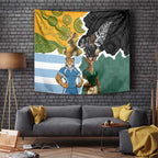 Rugby 2025 Championship Tapestry Southern Hemisphere Countries Mascots - Aussie Hoodie