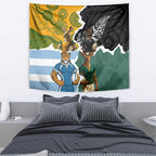 Rugby 2025 Championship Tapestry Southern Hemisphere Countries Mascots - Aussie Hoodie