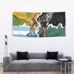 Rugby 2025 Championship Tapestry Southern Hemisphere Countries Mascots - Aussie Hoodie