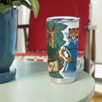 Rugby 2025 Championship Tumbler Cup Southern Hemisphere Countries Mascots - Aussie Hoodie