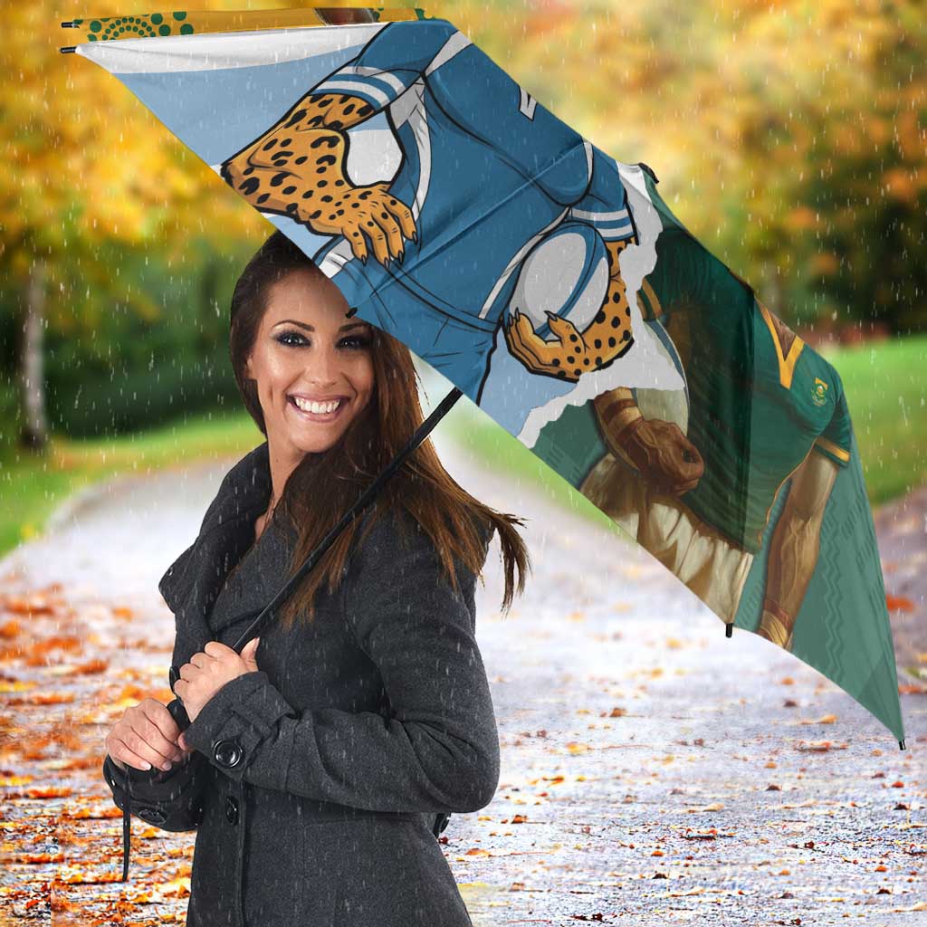 Rugby 2025 Championship Umbrella Southern Hemisphere Countries Mascots - Aussie Hoodie