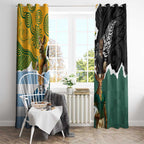 Rugby 2025 Championship Window Curtain Southern Hemisphere Countries Mascots - Aussie Hoodie