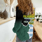 Personalised Rugby 2025 Championship Women Casual Shirt Southern Hemisphere Countries Mascots - Aussie Hoodie