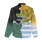 Personalised Rugby 2025 Championship Women Casual Shirt Southern Hemisphere Countries Mascots - Aussie Hoodie