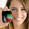 New Zealand and Wales Rugby Custom AirPods Case Aotearoa All Black Combine Welsh Dragon - Aussie Hoodie