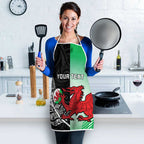 New Zealand and Wales Rugby Custom Apron Aotearoa All Black Combine Welsh Dragon - Aussie Hoodie