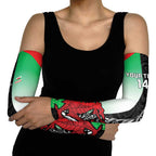 New Zealand and Wales Rugby Custom Arm Sleeves Aotearoa All Black Combine Welsh Dragon - Aussie Hoodie