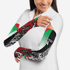 New Zealand and Wales Rugby Custom Arm Sleeves Aotearoa All Black Combine Welsh Dragon - Aussie Hoodie