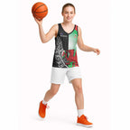 New Zealand and Wales Rugby Custom Basketball Jersey Aotearoa All Black Combine Welsh Dragon - Aussie Hoodie
