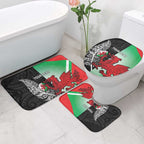 New Zealand and Wales Rugby Custom Bathroom Set Aotearoa All Black Combine Welsh Dragon - Aussie Hoodie