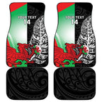 New Zealand and Wales Rugby Custom Car Mats Aotearoa All Black Combine Welsh Dragon - Aussie Hoodie