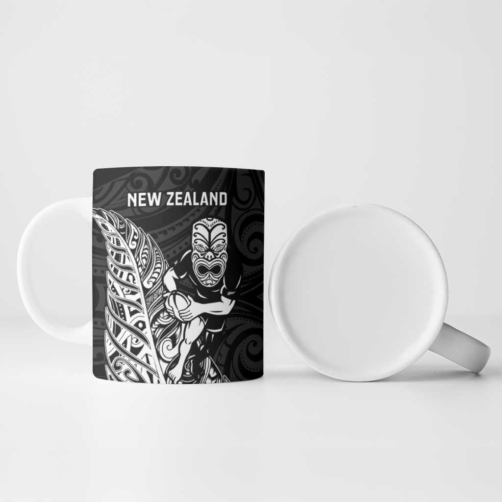 New Zealand and Wales Rugby Custom Ceramic Mug Aotearoa All Black Combine Welsh Dragon - Aussie Hoodie