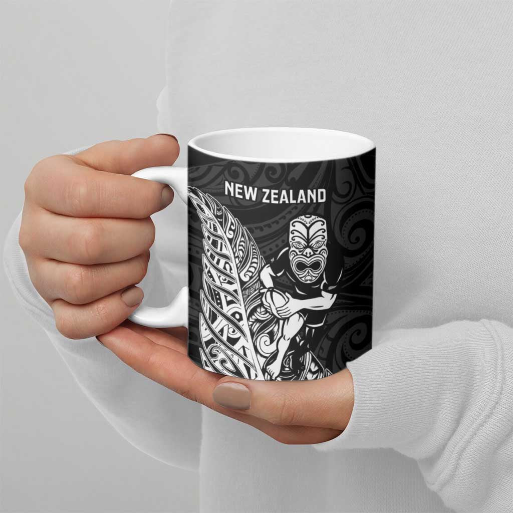 New Zealand and Wales Rugby Custom Ceramic Mug Aotearoa All Black Combine Welsh Dragon - Aussie Hoodie