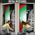 New Zealand and Wales Rugby Custom Door Cover Aotearoa All Black Combine Welsh Dragon - Aussie Hoodie