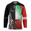 New Zealand and Wales Rugby Custom Hockey Jersey Aotearoa All Black Combine Welsh Dragon - Aussie Hoodie