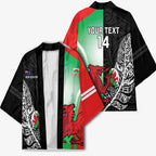 New Zealand and Wales Rugby Custom Kimono Aotearoa All Black Combine Welsh Dragon - Aussie Hoodie